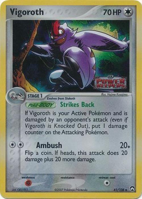 Vigoroth (41/108) (Stamped) [EX: Power Keepers] | Dragon's Lair Comics and Fantasy Houston TX