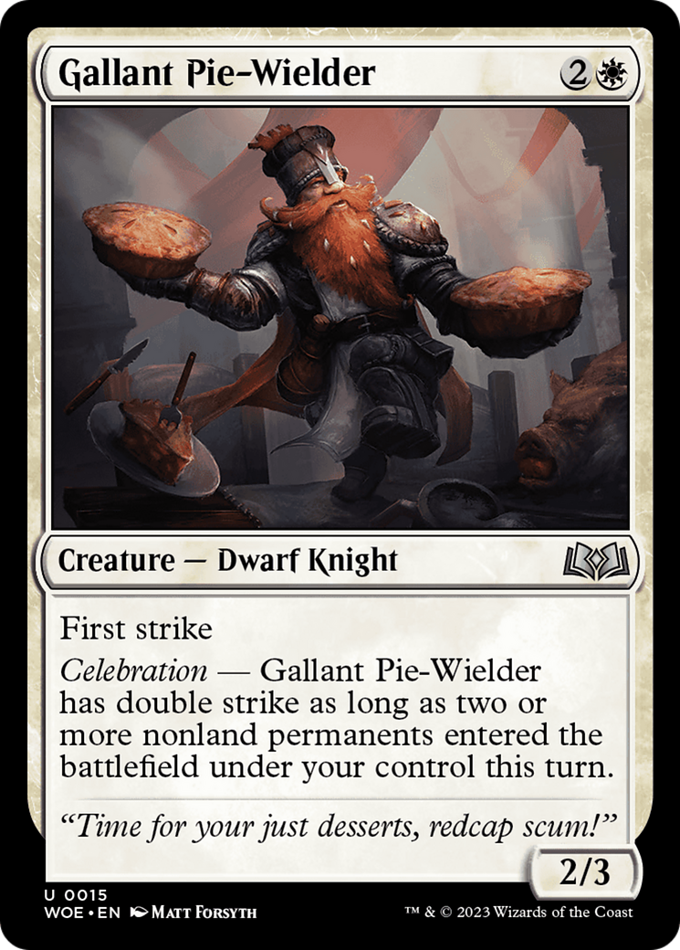Gallant Pie-Wielder [Wilds of Eldraine] | Dragon's Lair Comics and Fantasy Houston TX