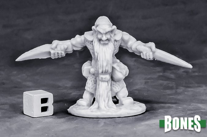 Reaper Bones: Dwarf Fighter Weapon-Master | Dragon's Lair Comics and Fantasy Houston TX