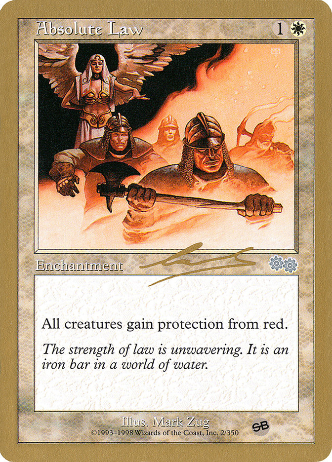 Absolute Law (Nicolas Labarre) (SB) [World Championship Decks 2000] | Dragon's Lair Comics and Fantasy Houston TX