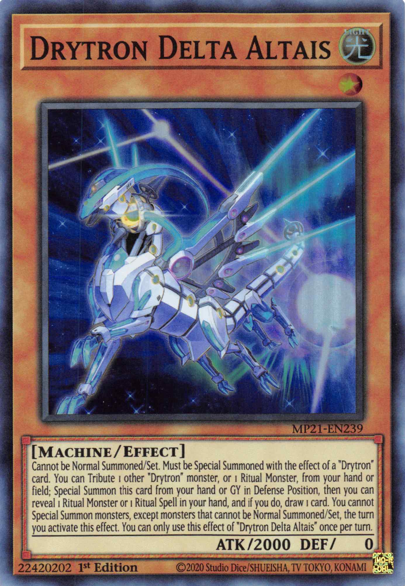 Drytron Delta Altais [MP21-EN239] Super Rare | Dragon's Lair Comics and Fantasy Houston TX