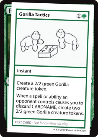 Gorilla Tactics (2021 Edition) [Mystery Booster Playtest Cards] | Dragon's Lair Comics and Fantasy Houston TX