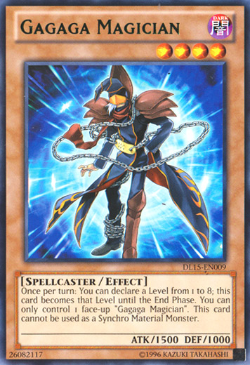 Gagaga Magician (Green) [DL15-EN009] Rare | Dragon's Lair Comics and Fantasy Houston TX