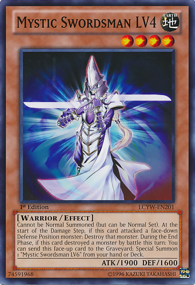 Mystic Swordsman LV4 [LCYW-EN201] Common | Dragon's Lair Comics and Fantasy Houston TX