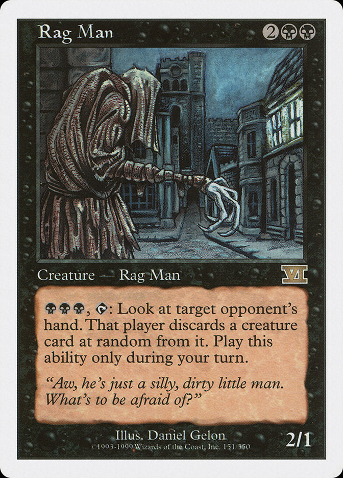 Rag Man [Classic Sixth Edition] | Dragon's Lair Comics and Fantasy Houston TX