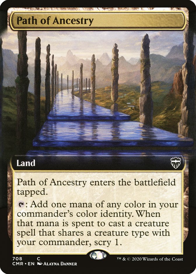 Path of Ancestry (Extended Art) [Commander Legends] | Dragon's Lair Comics and Fantasy Houston TX