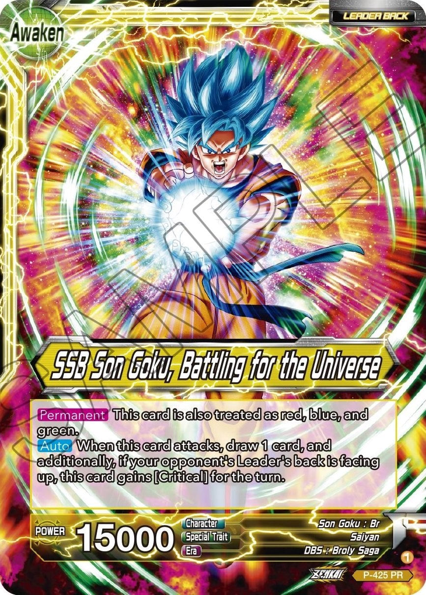 Son Goku // SSB Son Goku, Battling for the Universe (P-425) [Promotion Cards] | Dragon's Lair Comics and Fantasy Houston TX