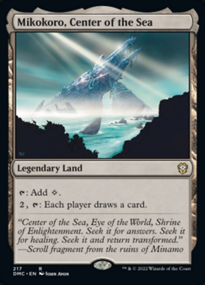 Mikokoro, Center of the Sea [Dominaria United Commander] | Dragon's Lair Comics and Fantasy Houston TX