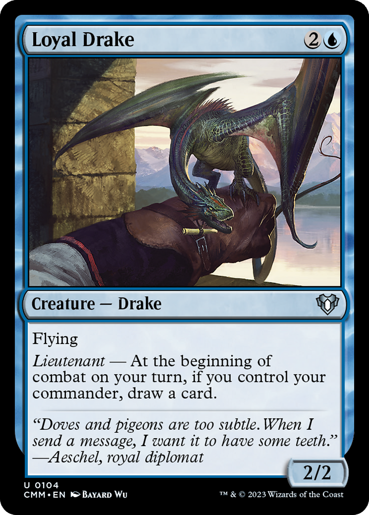 Loyal Drake [Commander Masters] | Dragon's Lair Comics and Fantasy Houston TX