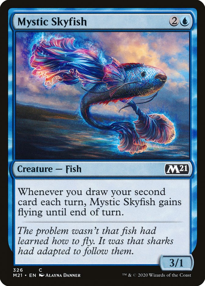 Mystic Skyfish [Core Set 2021] | Dragon's Lair Comics and Fantasy Houston TX