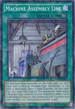 Machine Assembly Line [BP03-EN167] Shatterfoil Rare | Dragon's Lair Comics and Fantasy Houston TX