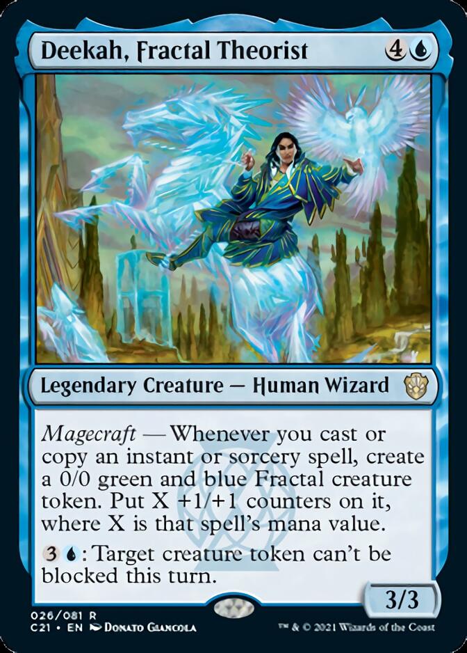 Deekah, Fractal Theorist [Commander 2021] | Dragon's Lair Comics and Fantasy Houston TX