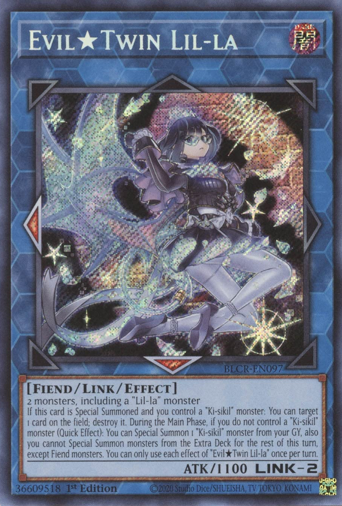 Evil Twin Lil-la [BLCR-EN097] Secret Rare | Dragon's Lair Comics and Fantasy Houston TX