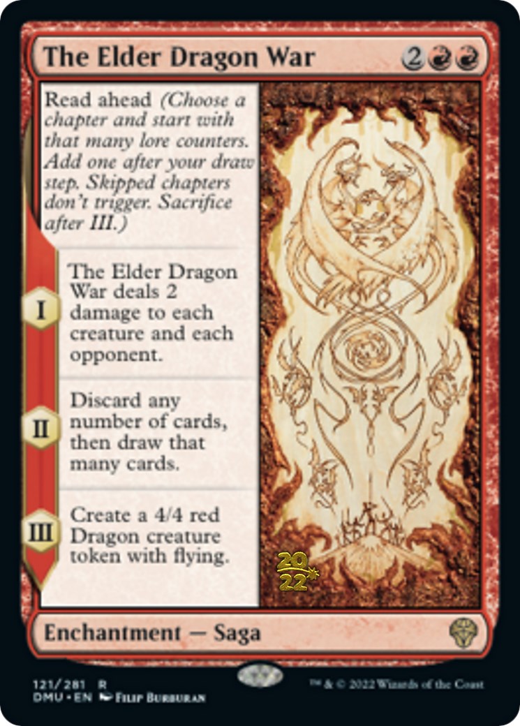 The Elder Dragon War [Dominaria United Prerelease Promos] | Dragon's Lair Comics and Fantasy Houston TX