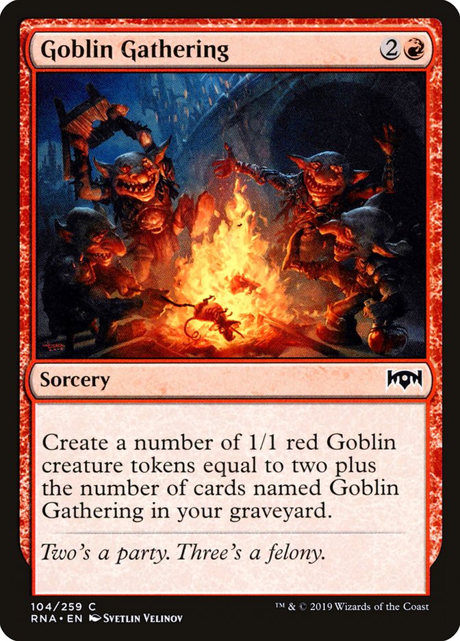 Goblin Gathering [Ravnica Allegiance] | Dragon's Lair Comics and Fantasy Houston TX
