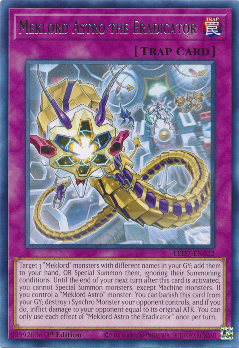 Meklord Astro the Eradicator [LED7-EN022] Rare | Dragon's Lair Comics and Fantasy Houston TX