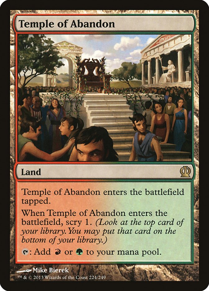 Temple of Abandon [Theros] | Dragon's Lair Comics and Fantasy Houston TX