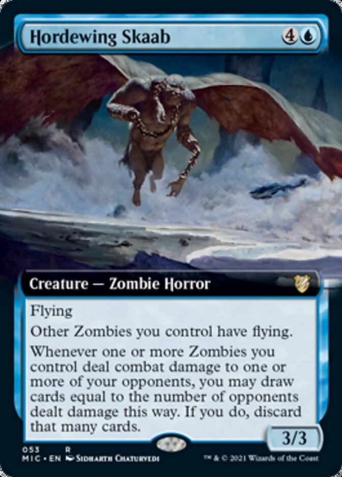 Hordewing Skaab (Extended Art) [Innistrad: Midnight Hunt Commander] | Dragon's Lair Comics and Fantasy Houston TX
