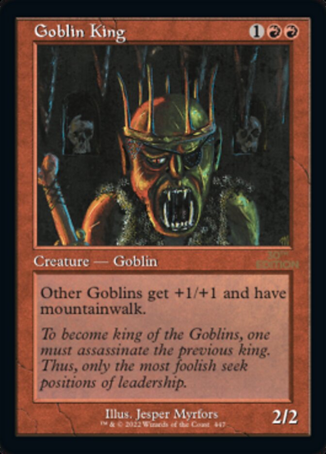 Goblin King (Retro) [30th Anniversary Edition] | Dragon's Lair Comics and Fantasy Houston TX