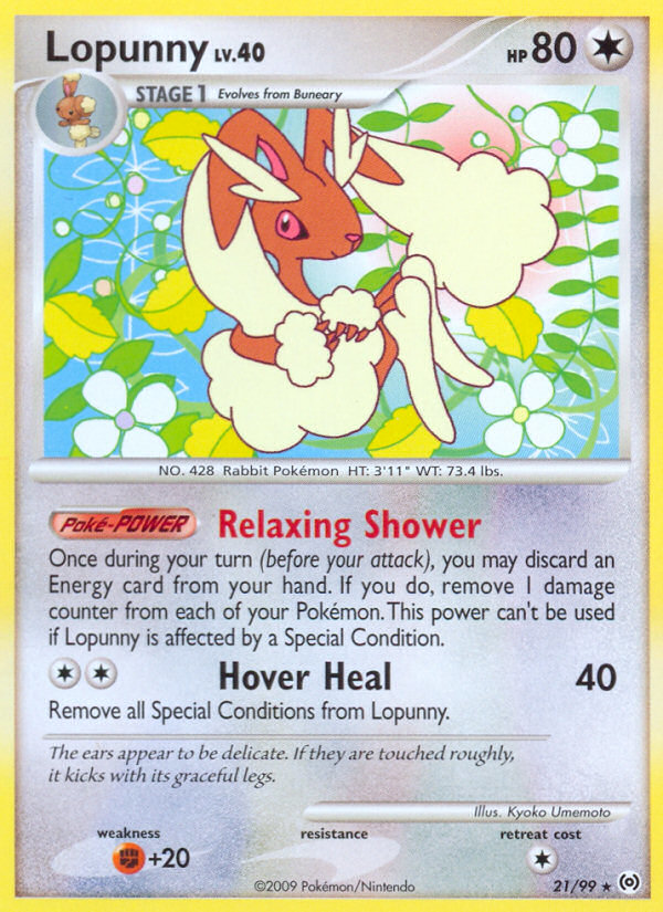 Lopunny (21/99) [Platinum: Arceus] | Dragon's Lair Comics and Fantasy Houston TX