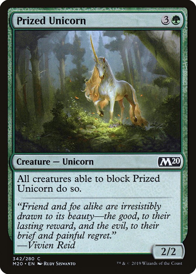 Prized Unicorn [Core Set 2020] | Dragon's Lair Comics and Fantasy Houston TX