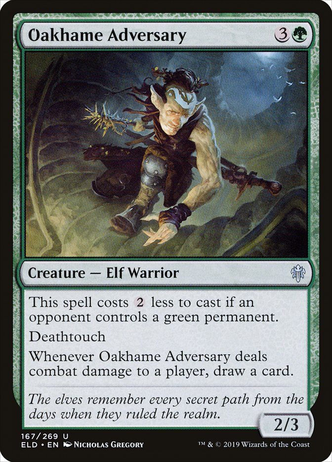 Oakhame Adversary [Throne of Eldraine] | Dragon's Lair Comics and Fantasy Houston TX