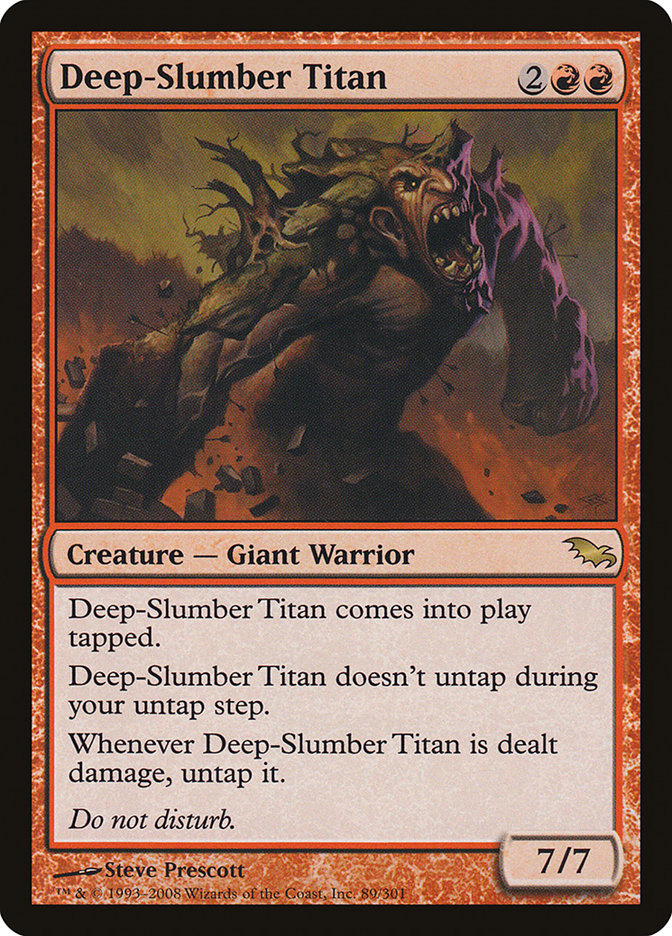 Deep-Slumber Titan [Shadowmoor] | Dragon's Lair Comics and Fantasy Houston TX