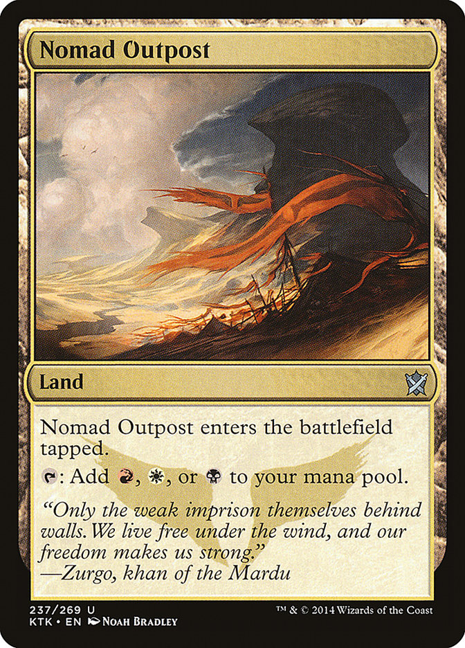 Nomad Outpost [Khans of Tarkir] | Dragon's Lair Comics and Fantasy Houston TX