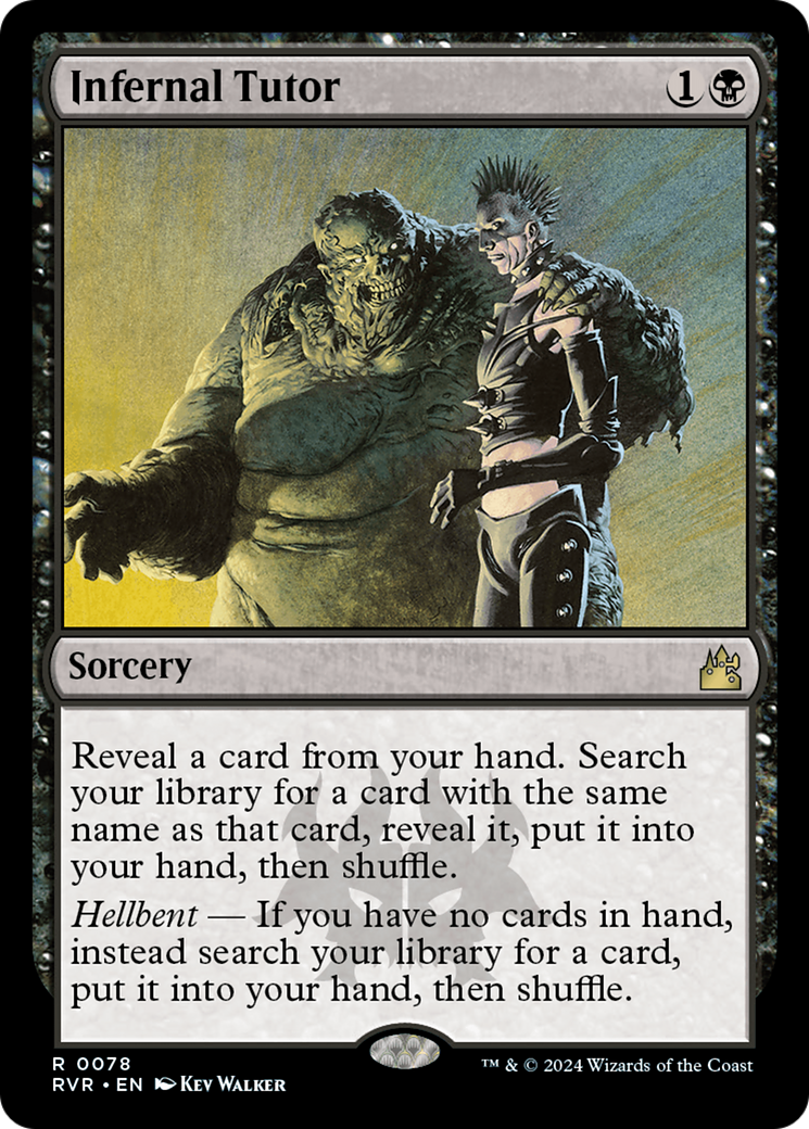 Infernal Tutor [Ravnica Remastered] | Dragon's Lair Comics and Fantasy Houston TX