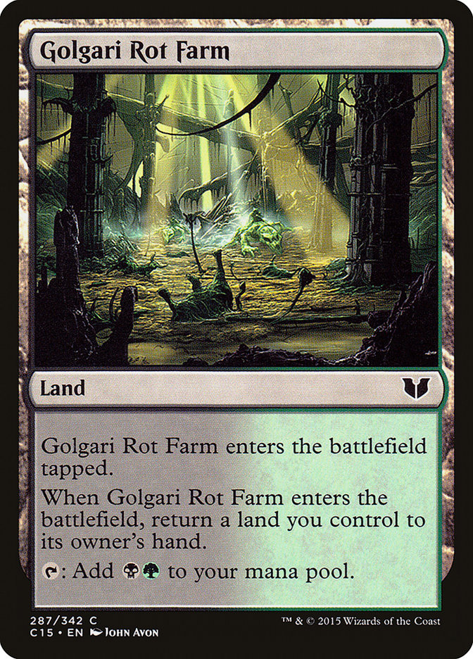 Golgari Rot Farm [Commander 2015] | Dragon's Lair Comics and Fantasy Houston TX