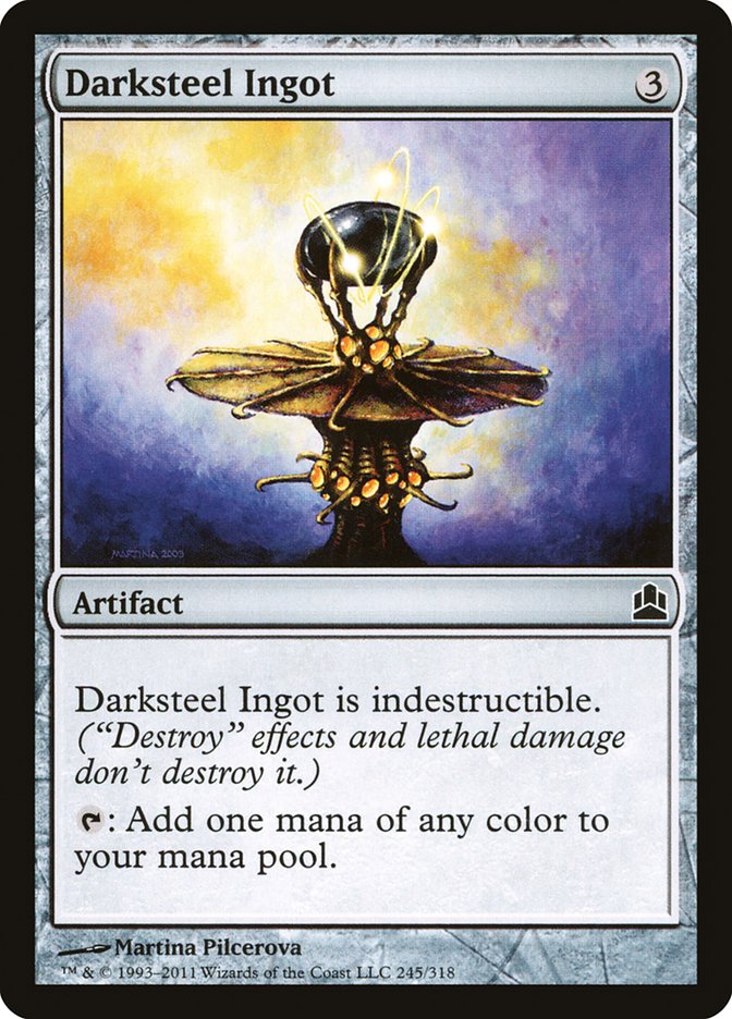 Darksteel Ingot [Commander 2011] | Dragon's Lair Comics and Fantasy Houston TX