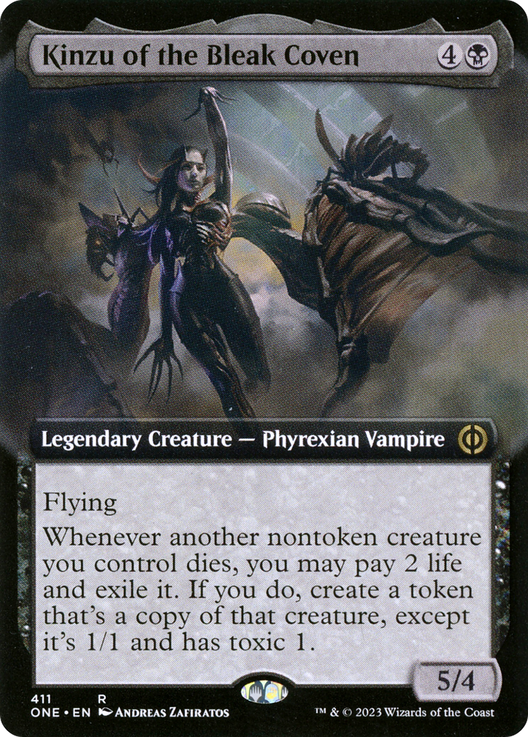 Kinzu of the Bleak Coven (Extended Art) [Phyrexia: All Will Be One] | Dragon's Lair Comics and Fantasy Houston TX