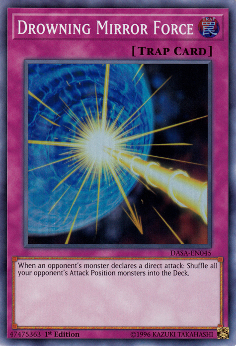 Drowning Mirror Force [DASA-EN045] Super Rare | Dragon's Lair Comics and Fantasy Houston TX