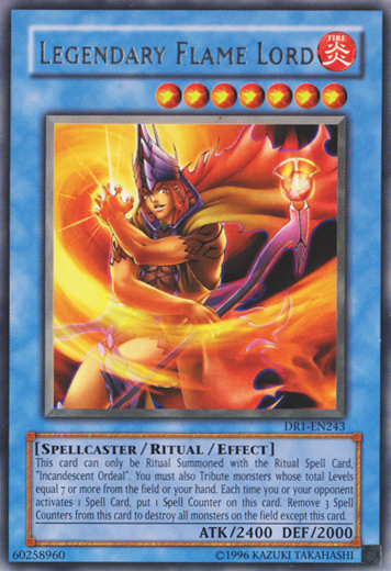 Legendary Flame Lord [DR1-EN243] Rare | Dragon's Lair Comics and Fantasy Houston TX