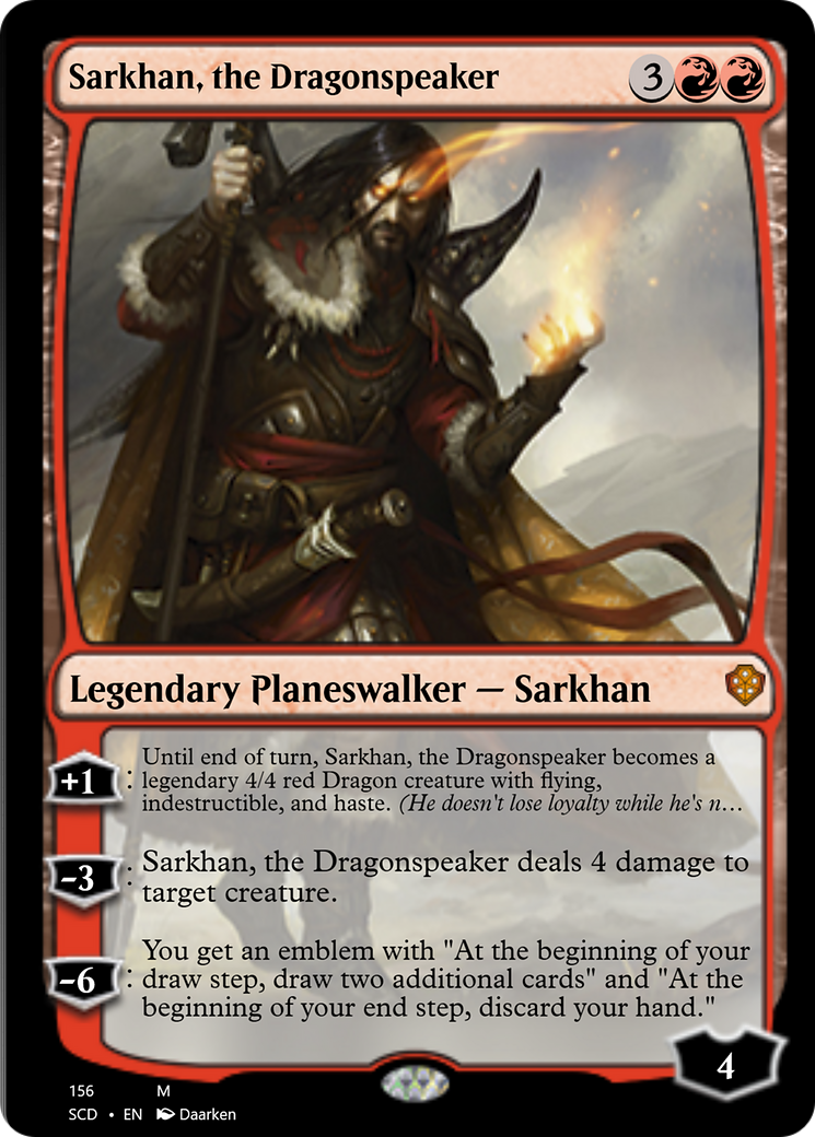 Sarkhan, the Dragonspeaker [Starter Commander Decks] | Dragon's Lair Comics and Fantasy Houston TX