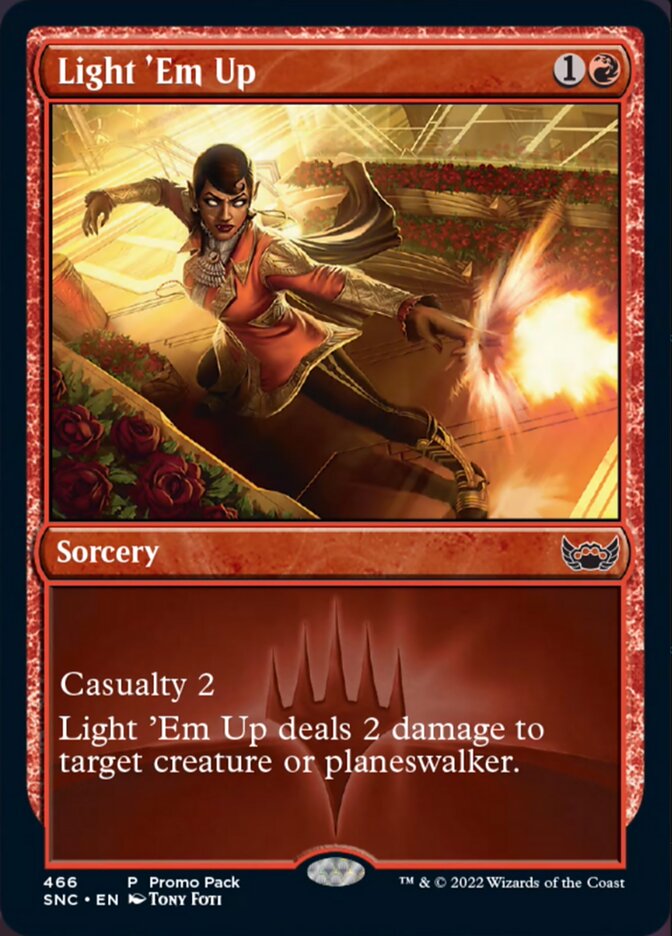 Light 'Em Up (Promo Pack) [Streets of New Capenna] | Dragon's Lair Comics and Fantasy Houston TX