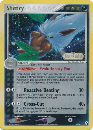 Shiftry (12/92) (Stamped) [EX: Legend Maker] | Dragon's Lair Comics and Fantasy Houston TX