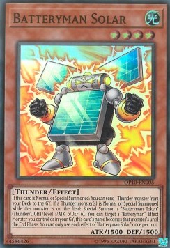 Batteryman Solar [OP10-EN005] Super Rare | Dragon's Lair Comics and Fantasy Houston TX