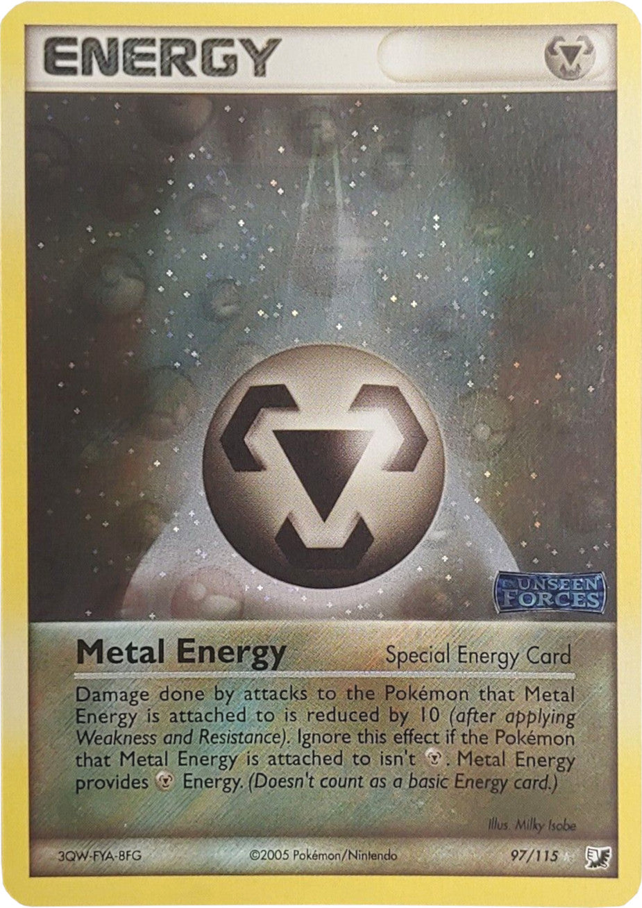 Metal Energy (97/115) (Stamped) [EX: Unseen Forces] | Dragon's Lair Comics and Fantasy Houston TX