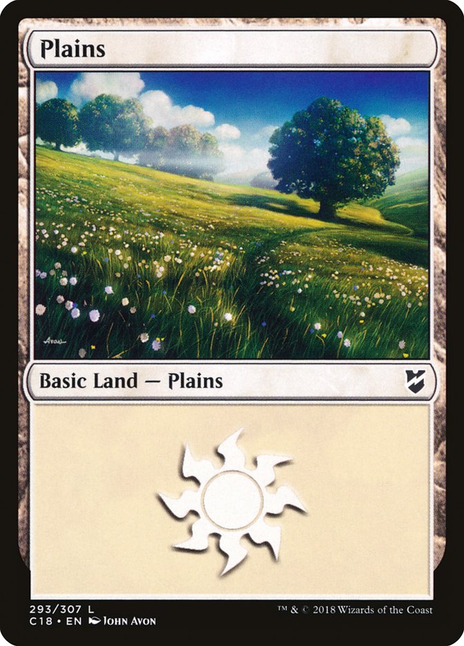 Plains (293) [Commander 2018] | Dragon's Lair Comics and Fantasy Houston TX