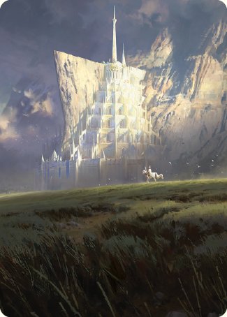 Minas Tirith Art Card [The Lord of the Rings: Tales of Middle-earth Art Series] | Dragon's Lair Comics and Fantasy Houston TX