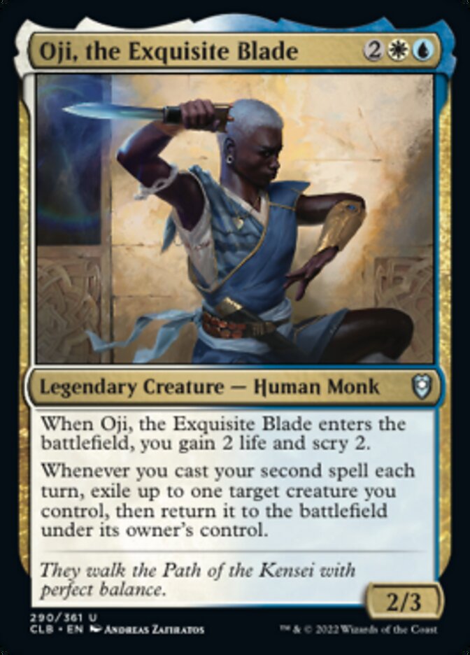 Oji, the Exquisite Blade [Commander Legends: Battle for Baldur's Gate] | Dragon's Lair Comics and Fantasy Houston TX