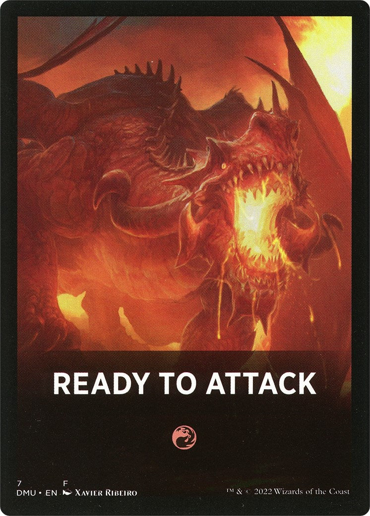 Ready to Attack Theme Card [Dominaria United Tokens] | Dragon's Lair Comics and Fantasy Houston TX