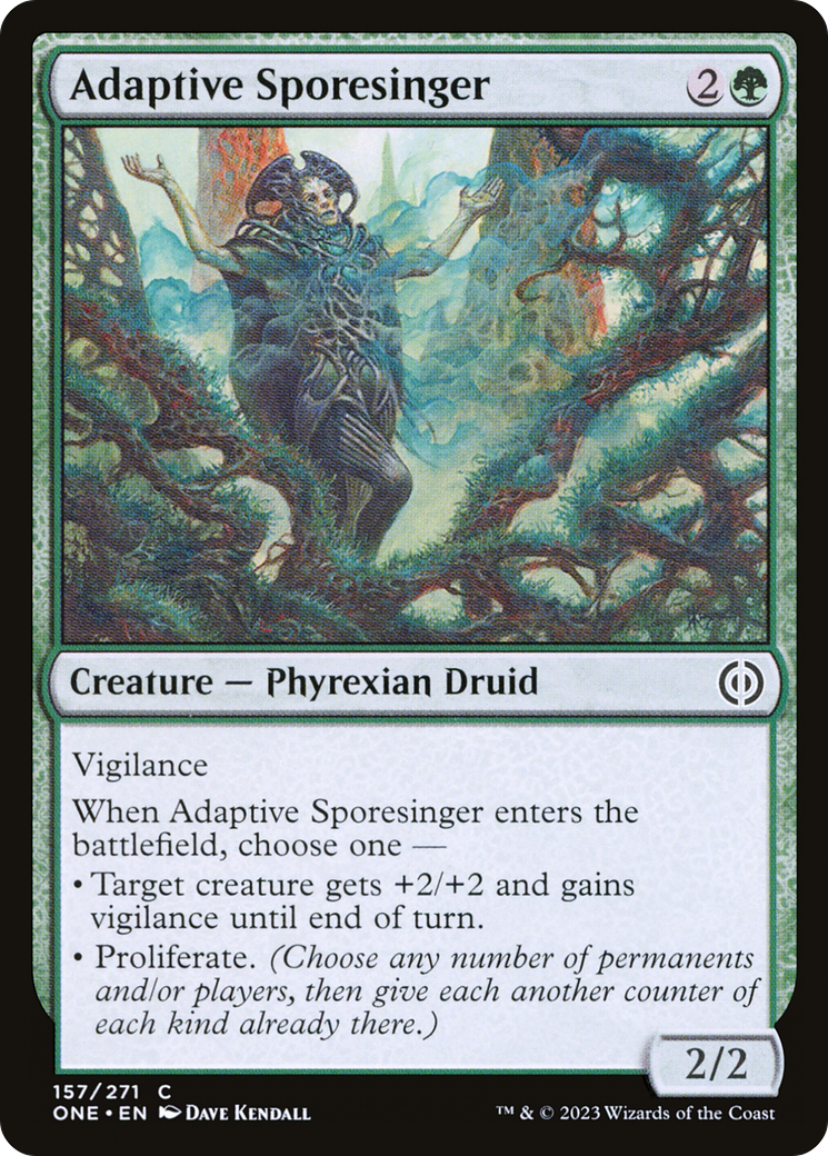 Adaptive Sporesinger [Phyrexia: All Will Be One] | Dragon's Lair Comics and Fantasy Houston TX