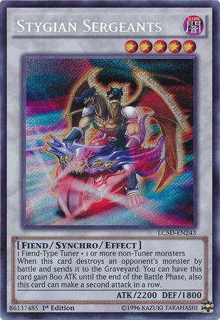 Stygian Sergeants [LC5D-EN243] Secret Rare | Dragon's Lair Comics and Fantasy Houston TX