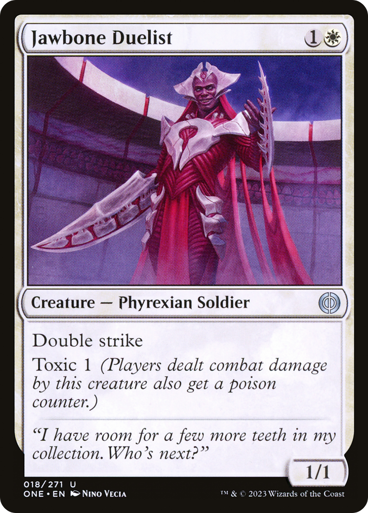 Jawbone Duelist [Phyrexia: All Will Be One] | Dragon's Lair Comics and Fantasy Houston TX