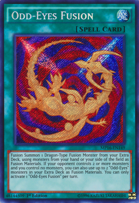 Odd-Eyes Fusion [MP16-EN149] Secret Rare | Dragon's Lair Comics and Fantasy Houston TX