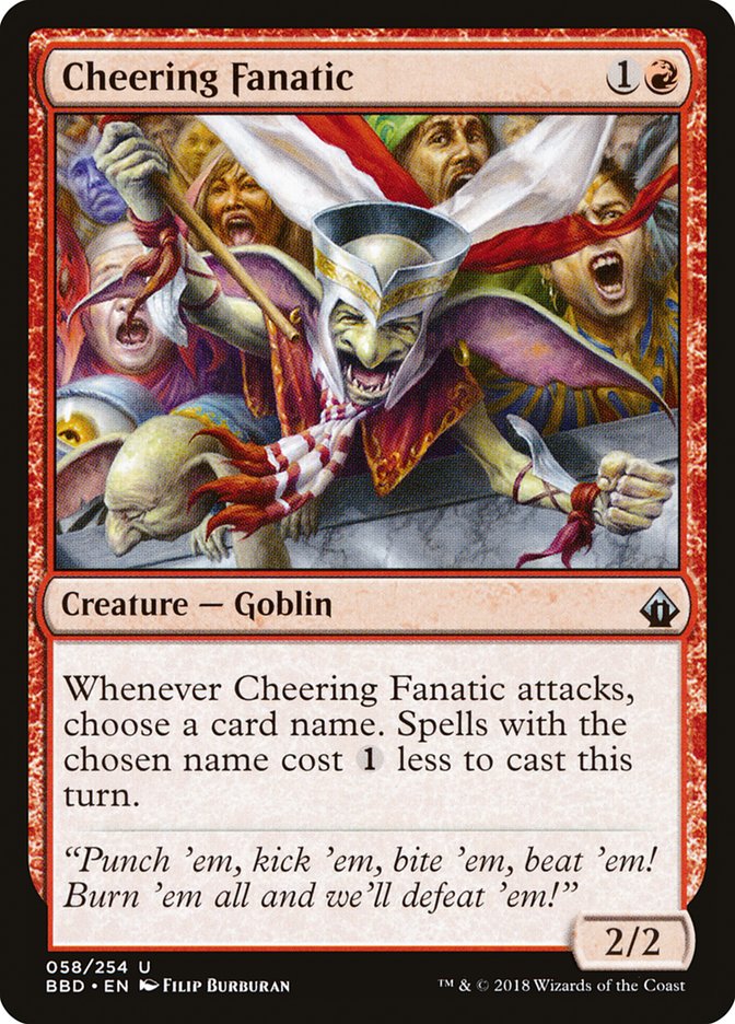 Cheering Fanatic [Battlebond] | Dragon's Lair Comics and Fantasy Houston TX