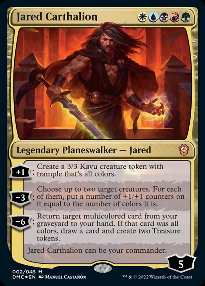 Jared Carthalion [Dominaria United Commander] | Dragon's Lair Comics and Fantasy Houston TX
