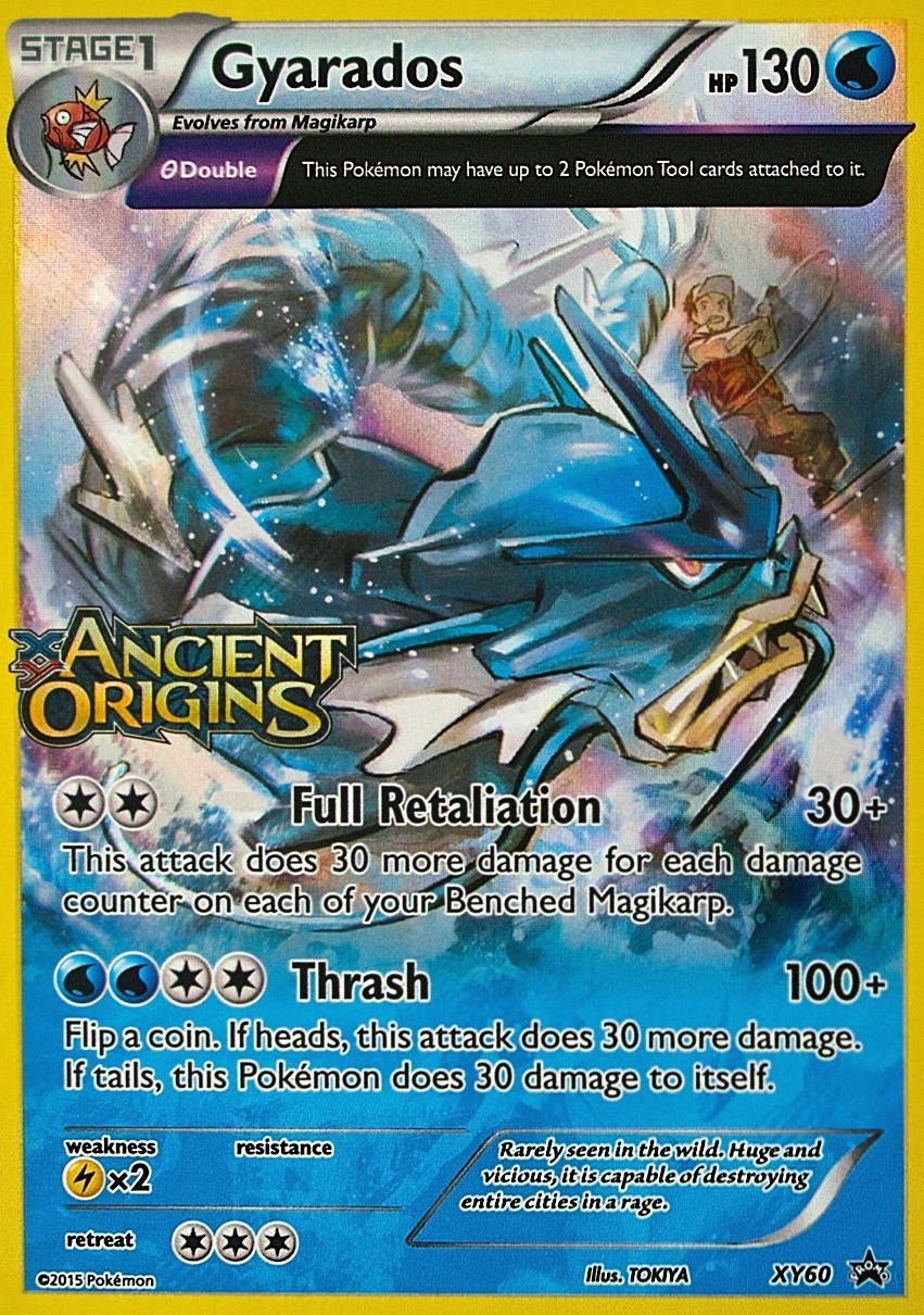 Gyarados (XY60) (Prerelease Promo) [XY: Black Star Promos] | Dragon's Lair Comics and Fantasy Houston TX